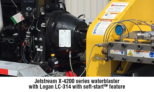 Jetstream X-4200 series waterblaster with Logan LC-314