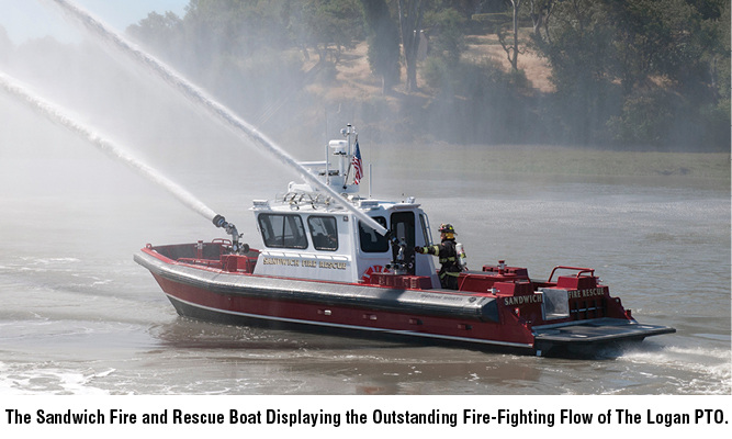 Sandwich Fire and Rescue Boat Using Logan PTO