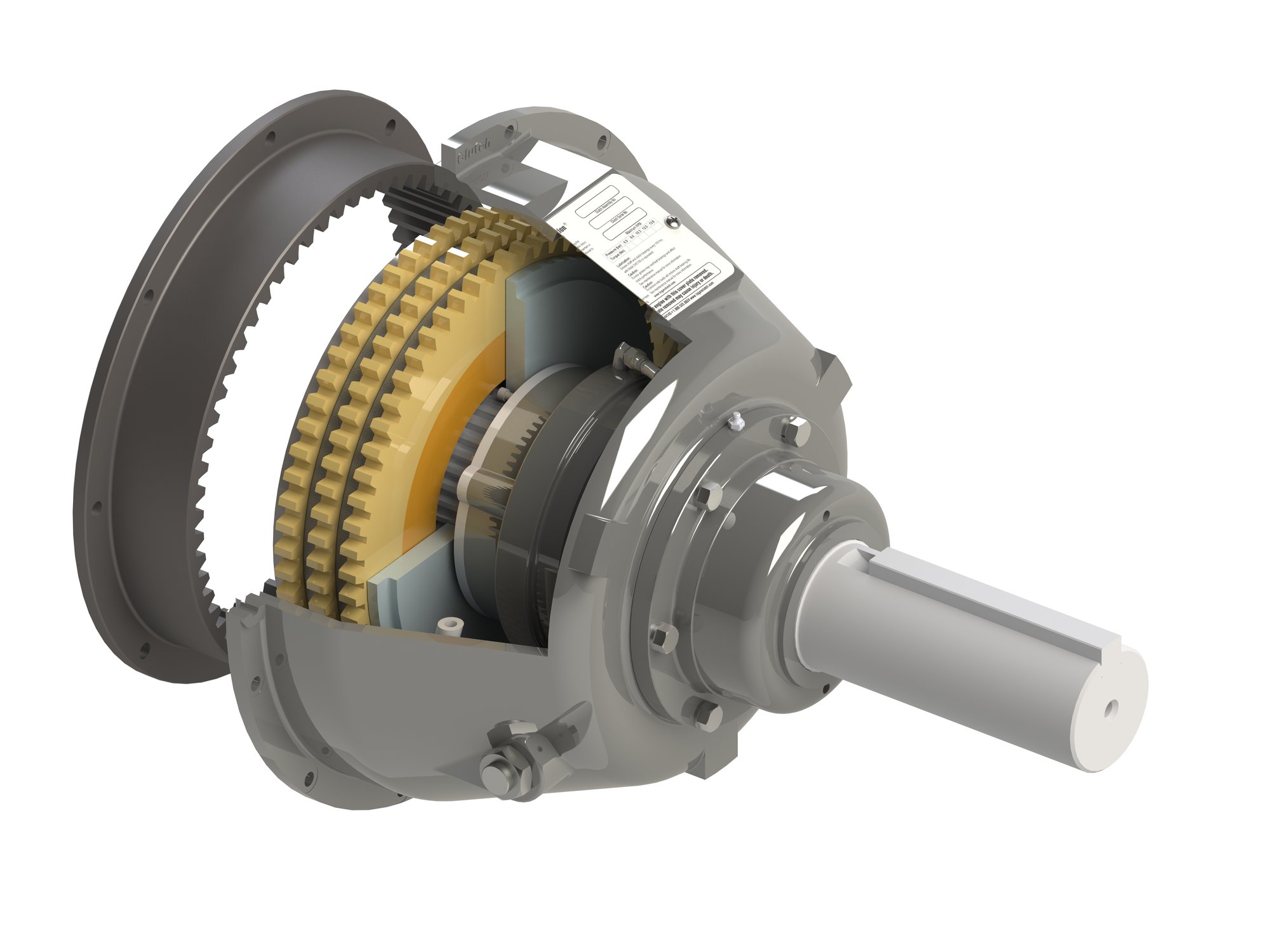 Logan LC 314 Bell Housing PTO replaces a Twin Disc SP 314 mechanical PTO clutch. WTD-14-310 replacement.