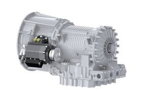 Logan 530 Series PTO Clutch with 530 lb-ft of torque  Mounted to an Allison 3000 and 4000 series transmission 