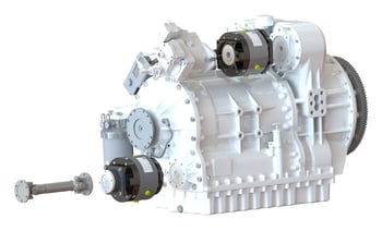 Logan Power Take Off PTO clutch for CAT and Allison Transmissions. Hydraulic or pneumatically activated heavy duty pto clutch. SAE or DIN Mounted PTO Clutches