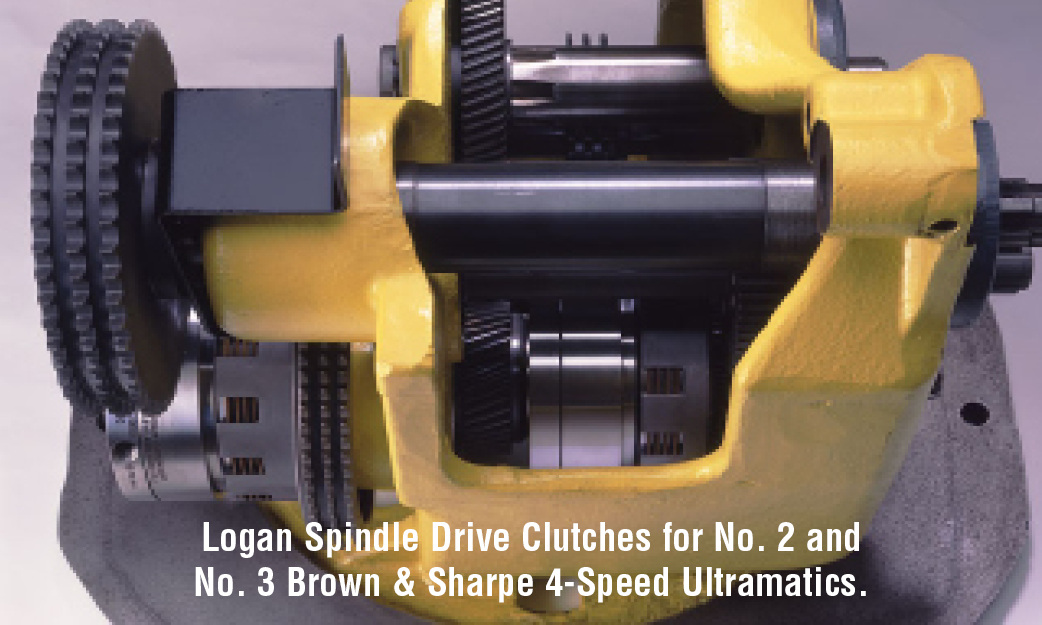 Logan Spindle Drive Clutches for No. 2 and No. 3 Brown & Sharpe 4-speed ultramatics