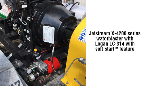 Jetstream X-4200 Series waterblaster with Logan LC-314