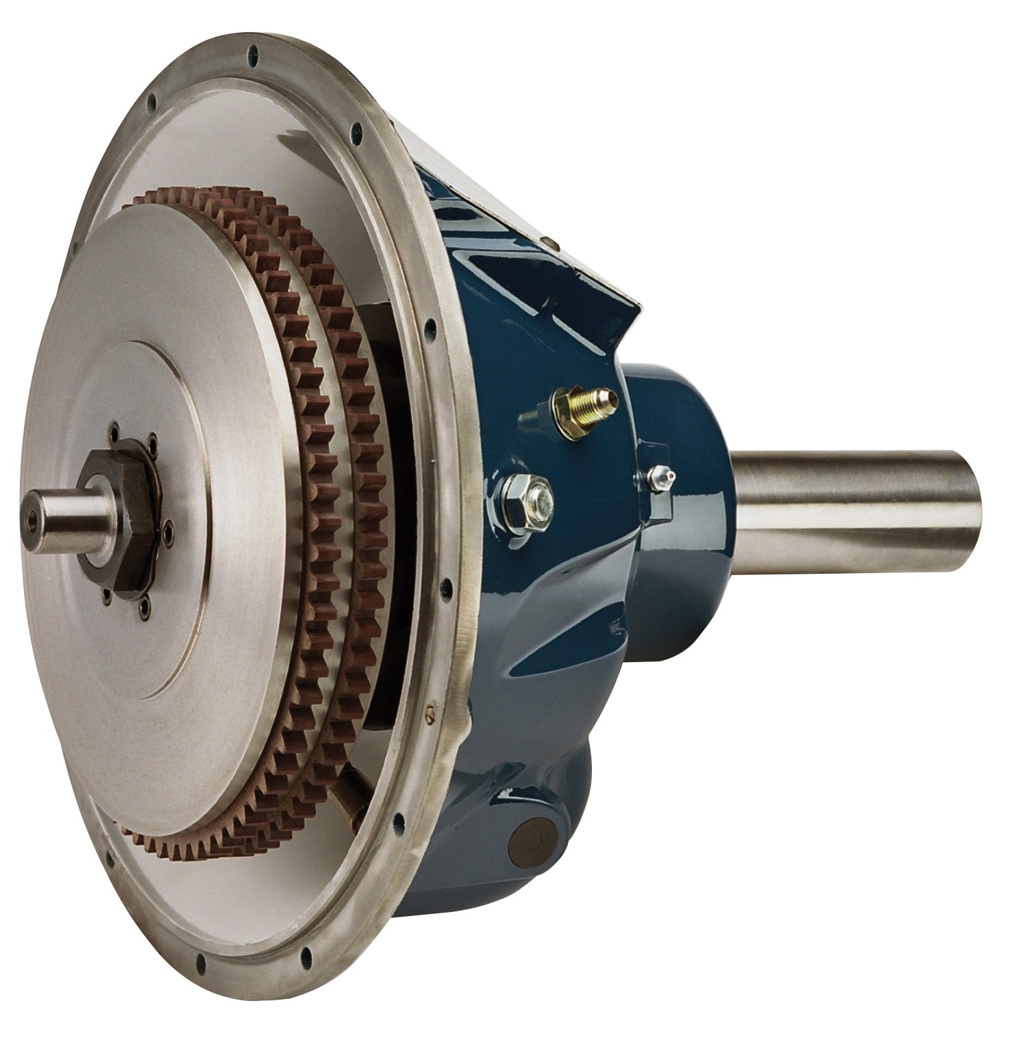 Logan LC-211 Bell Housing PTO which replaces a Twin Disc SP 211 mechanical PTO clutch. It also replaces a WTD-11-210 clutch. 
